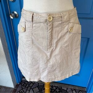 White Stag Biege Skort Cotton/Spandex Size 8